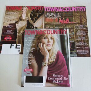 Town and Country 3 pack magazine from 2024 and 2025
